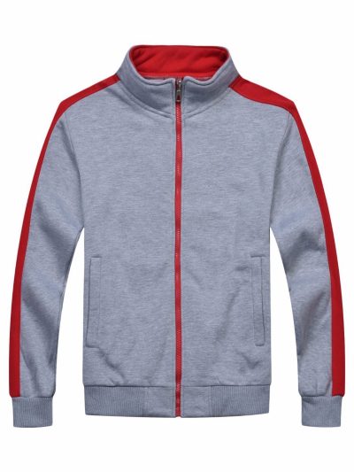 Men’s Contrast Panel High Neck Sweatshirt