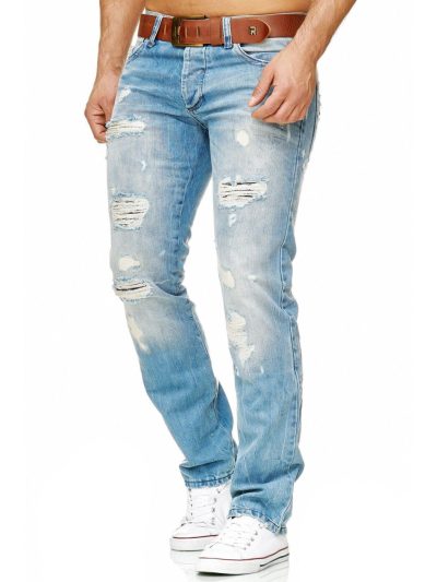 Men’s Fashionable Ripped Jeans Pant