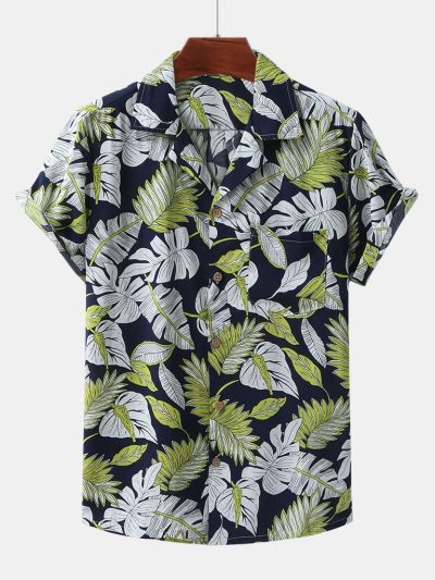 Men’s Allover Printed Short Sleeve Shirt