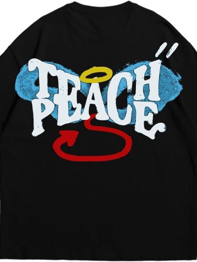 Men’s Drop Shoulder Heavy Weight Printed T-Shirt