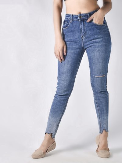 Ladies Narrow Fit Jeans Pants