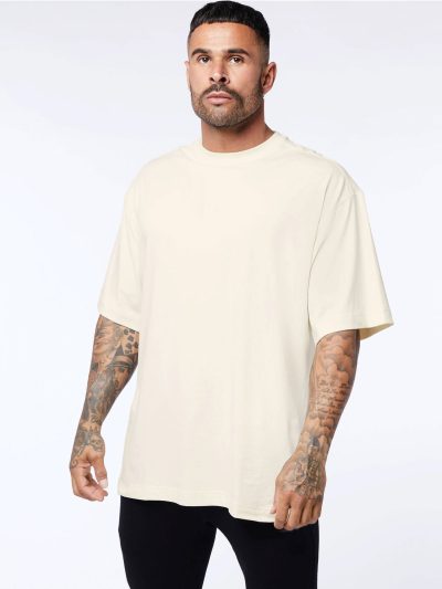 Men’s Drop Shoulder Heavy Weight Plain T-Shirt