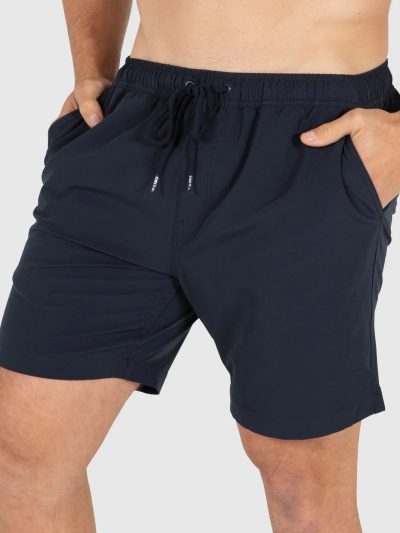 Men’s Elastic Waist Basic Shorts