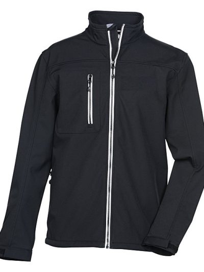 Ladies Soft Shell Jacket With Chest Pocket