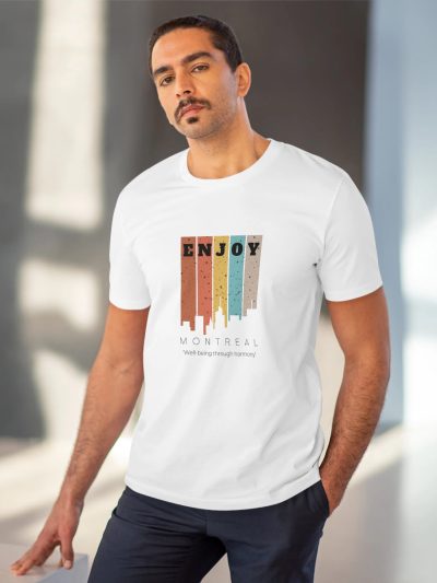 White Custom Printed T-shirt