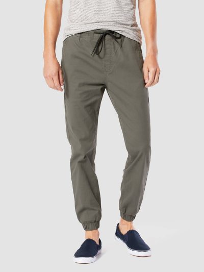 Men’s Twill Elastic Waist Smart Joggers