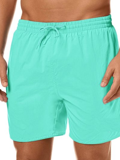 Men’s Solid Shorts With Inside Mesh Lining