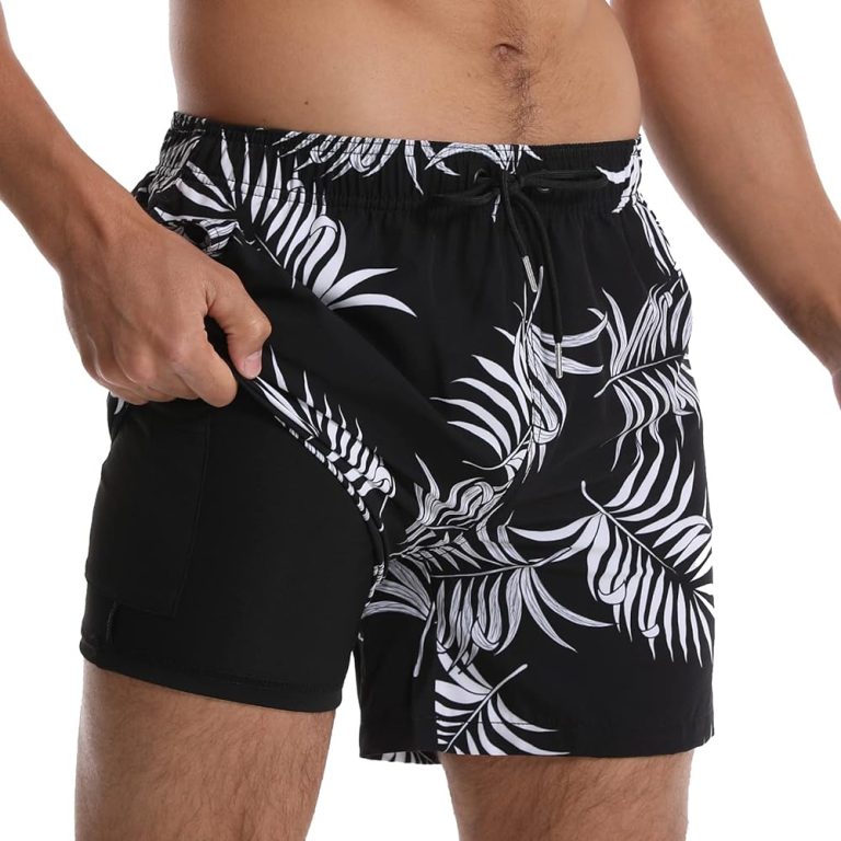 Unisex Leaf Printed Shorts